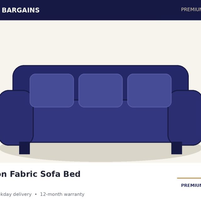 Anton Fabric Sofa Bed