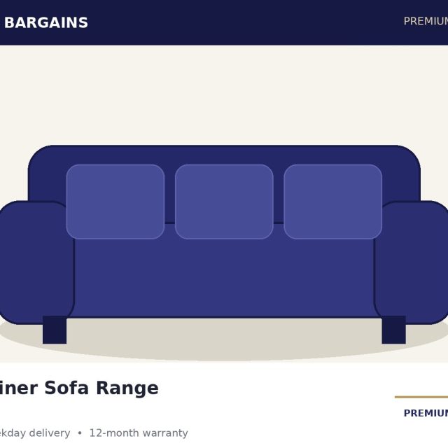 Recliner Sofa – 1 to 3 Seater Range
