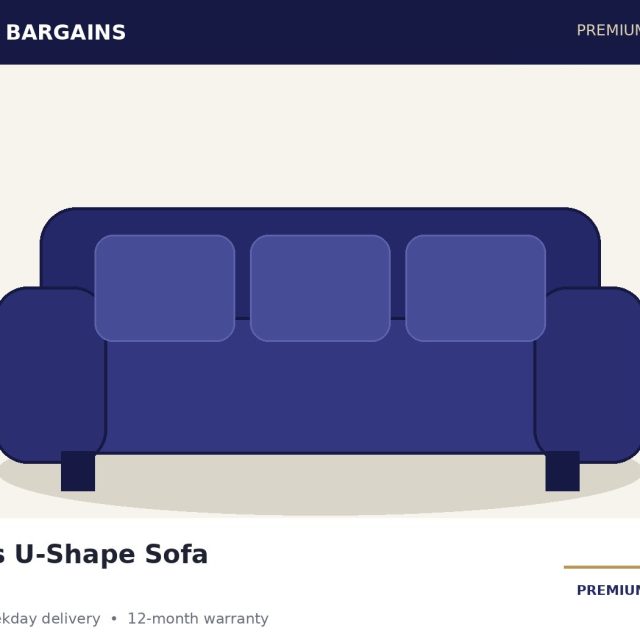 Zeus U-Shape Sofa